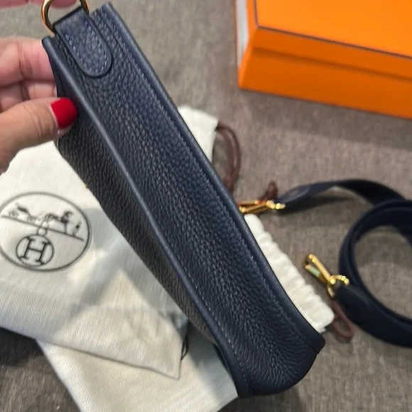 Hermès Evelyne TPM 16 Indigo Blue - Picture 11 of 12